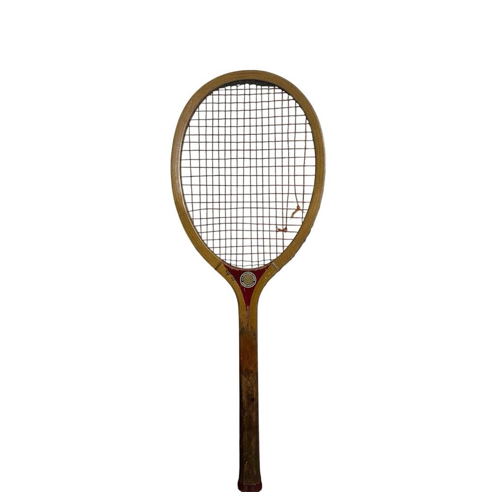 A.G.Spalding Bros Wood Junior Tennis Racquet Antique Prop Display